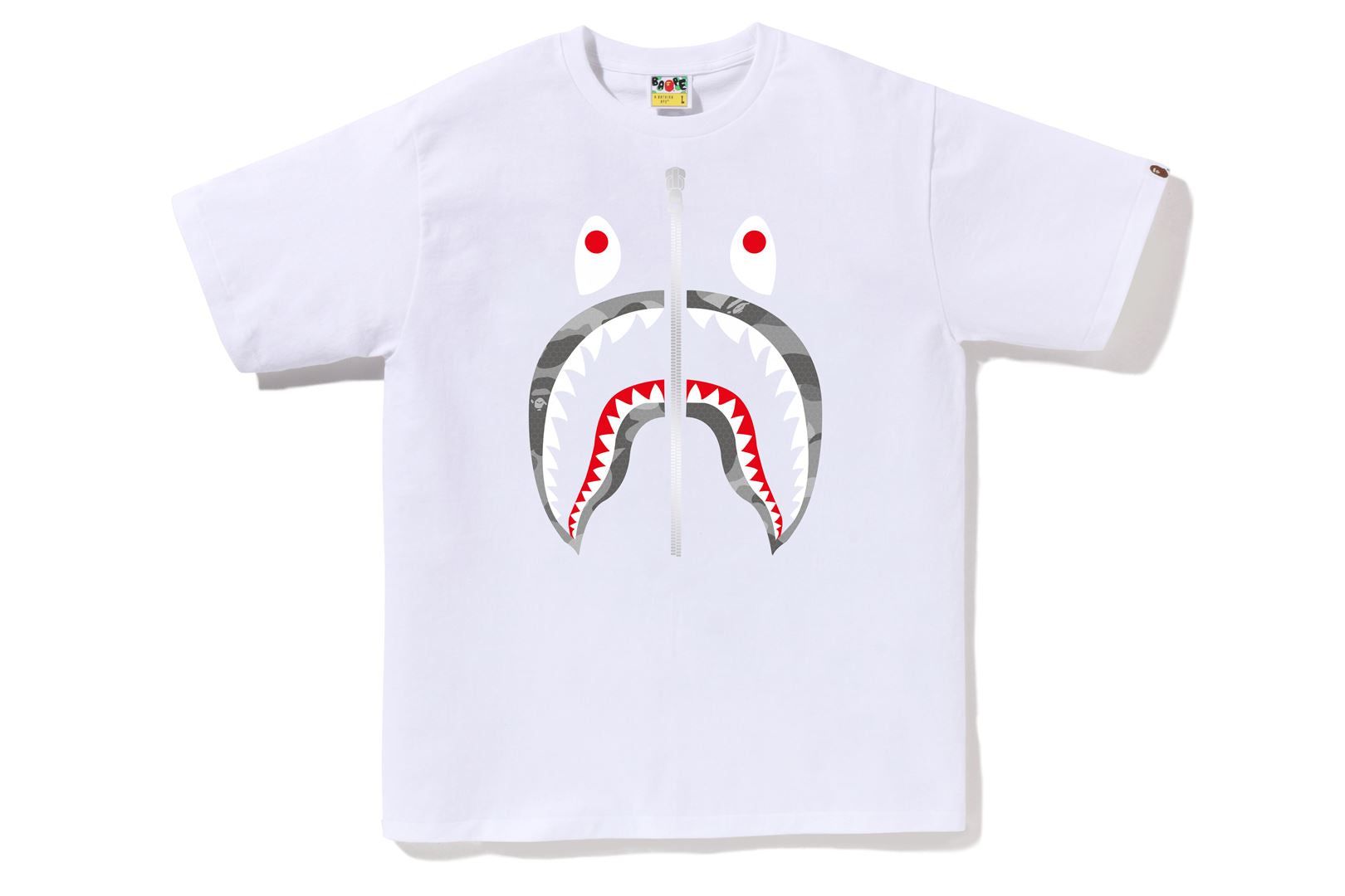HONEYCOMB CAMO SHARK TEE sold by Bape product image thumbnail 3