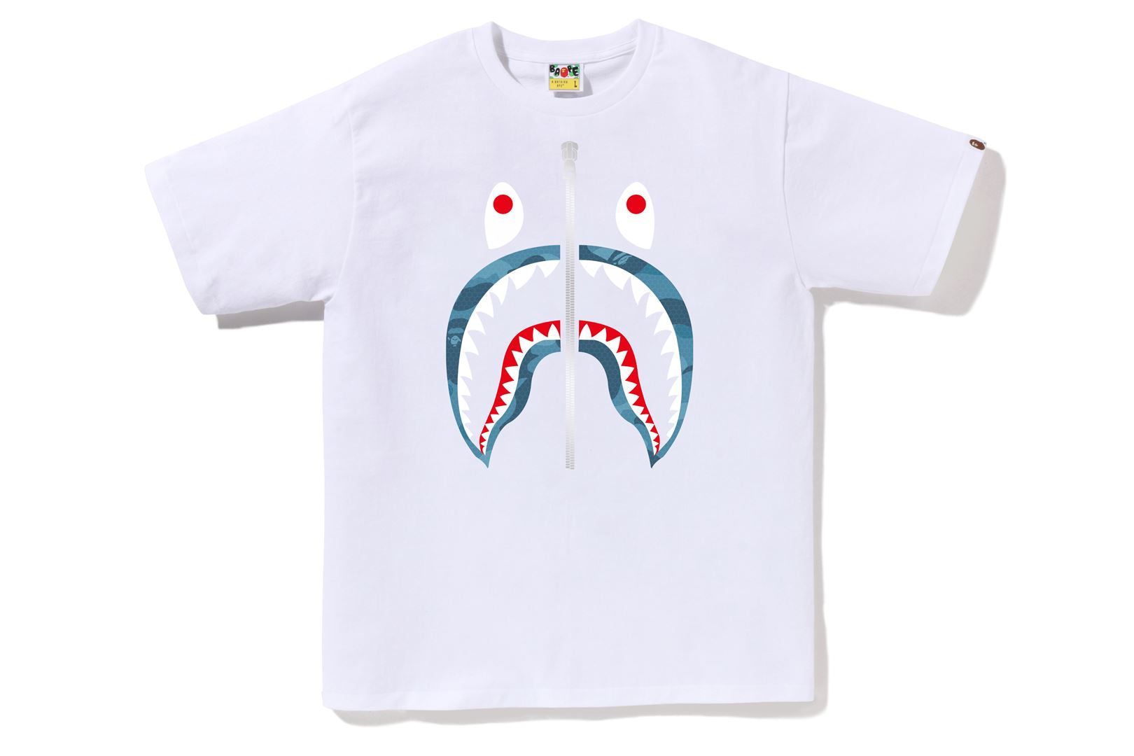 HONEYCOMB CAMO SHARK TEE sold by Bape product image thumbnail 4