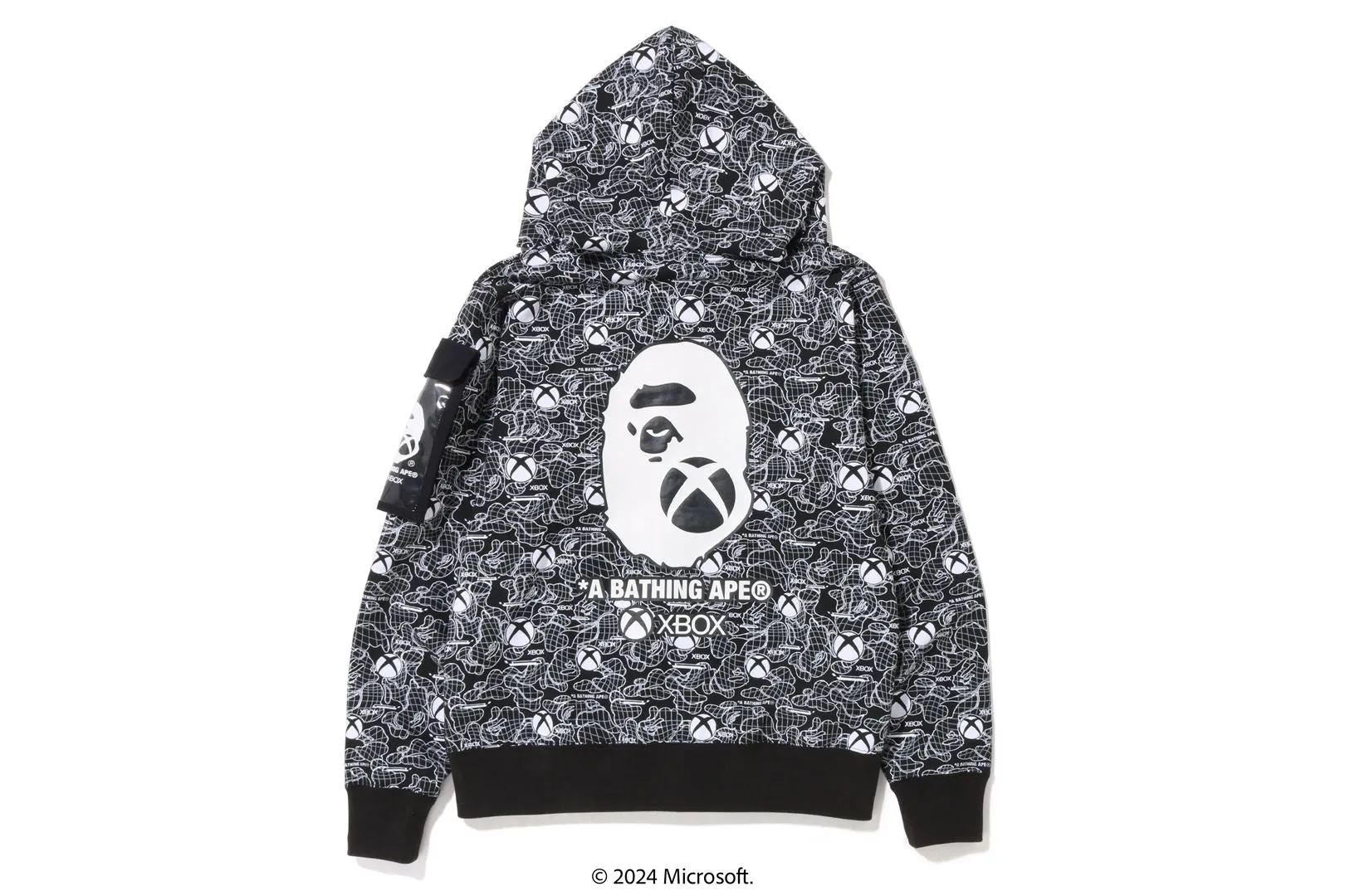 【 BAPE X XBOX 】 CAMO FULL ZIP HOODIE sold by Bape product image thumbnail 3