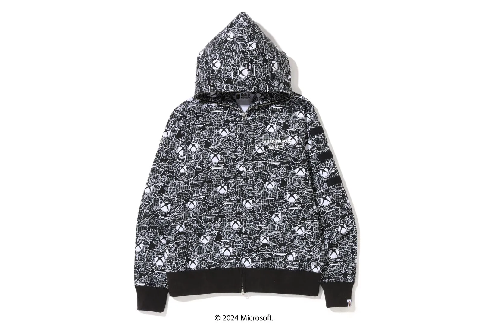 【 BAPE X XBOX 】 CAMO FULL ZIP HOODIE sold by Bape product image thumbnail 2