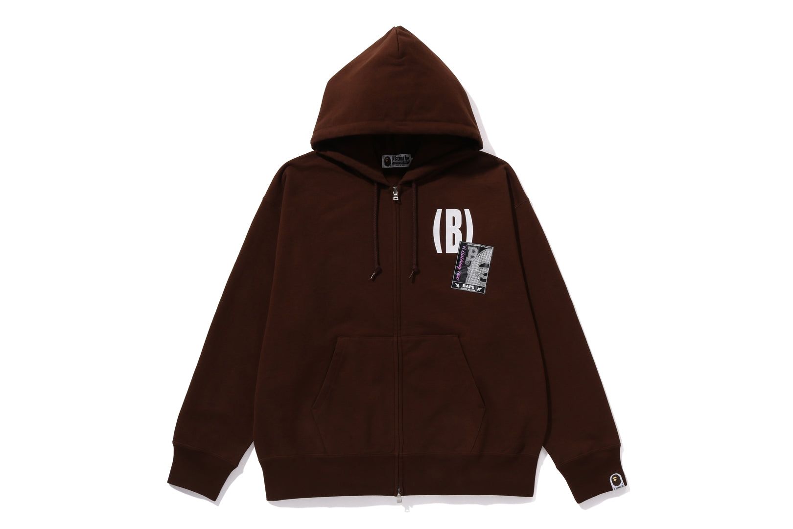 (B)APE SOUNDS LOGO ZIP HOODIE sold by Bape