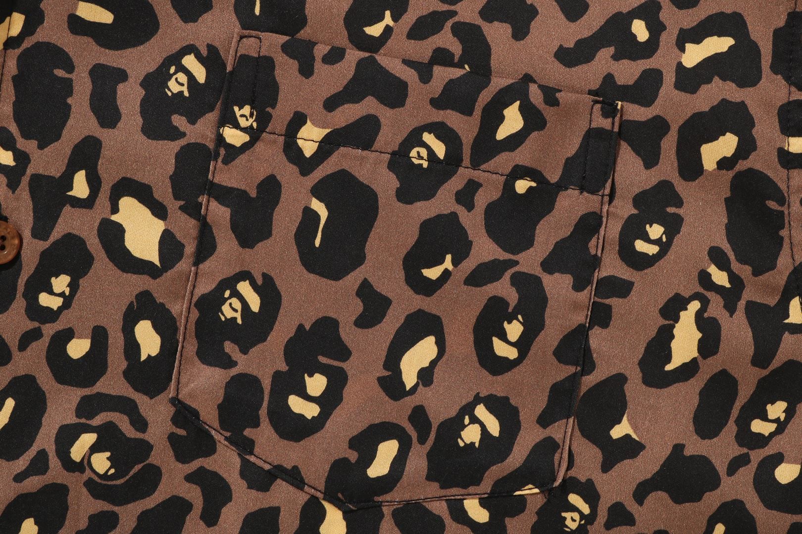 BAPE LEOPARD OPEN COLLAR SHIRT sold by Bape product image thumbnail 2