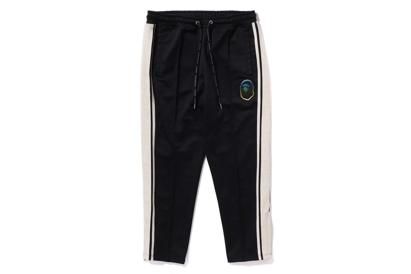 LUX SPORT PATTERN JACQUARD TRACK PANTS sold by Bape