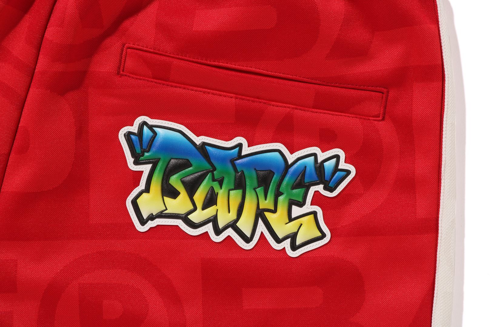 LUX SPORT PATTERN JACQUARD TRACK PANTS sold by Bape product image thumbnail 9