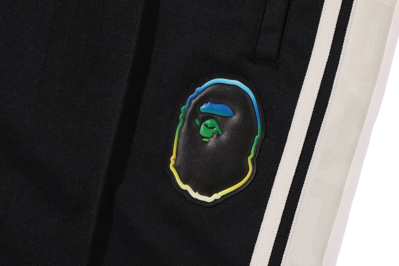 LUX SPORT PATTERN JACQUARD TRACK PANTS sold by Bape product image thumbnail 3