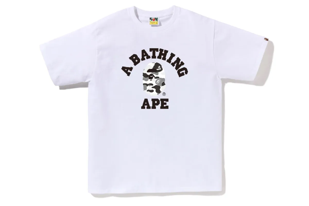 ABC CAMO COLLEGE TEE sold by Bape