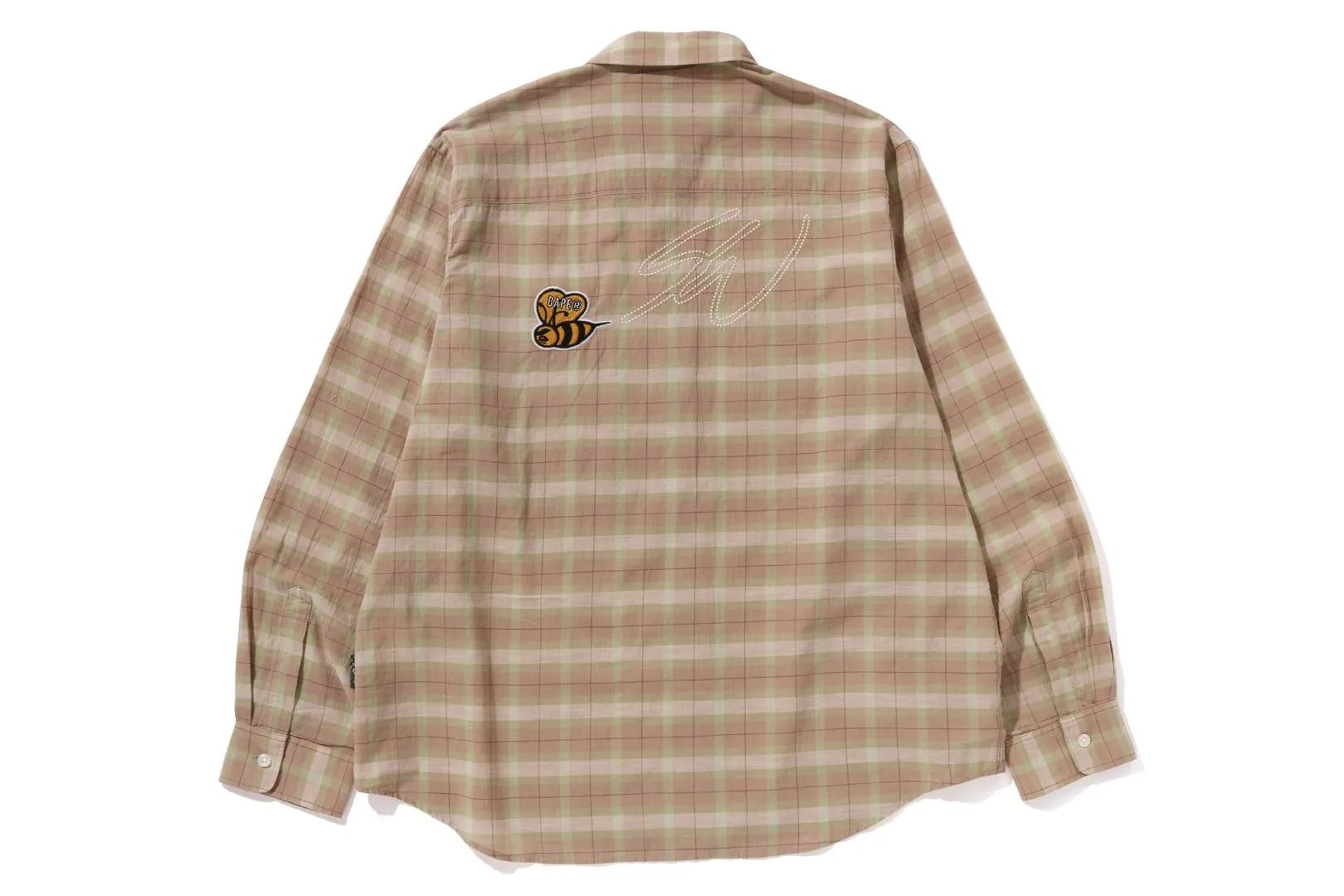 【 BAPE X SEAN WOTHERSPOON 】EMBROIDERY CHECK SHIRT sold by Bape product image thumbnail 2