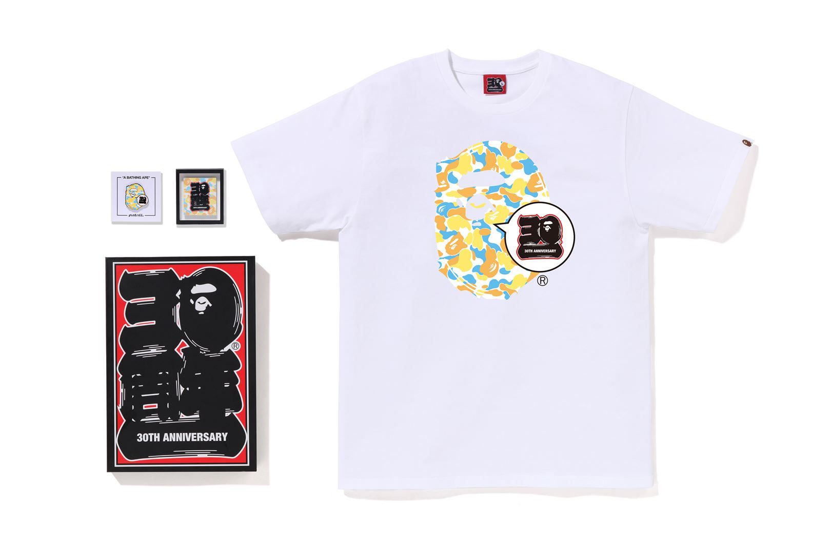 BAPE STORE SAPPORO BAPE 30TH ANNIV. APE HEAD TEE SET | Parallel