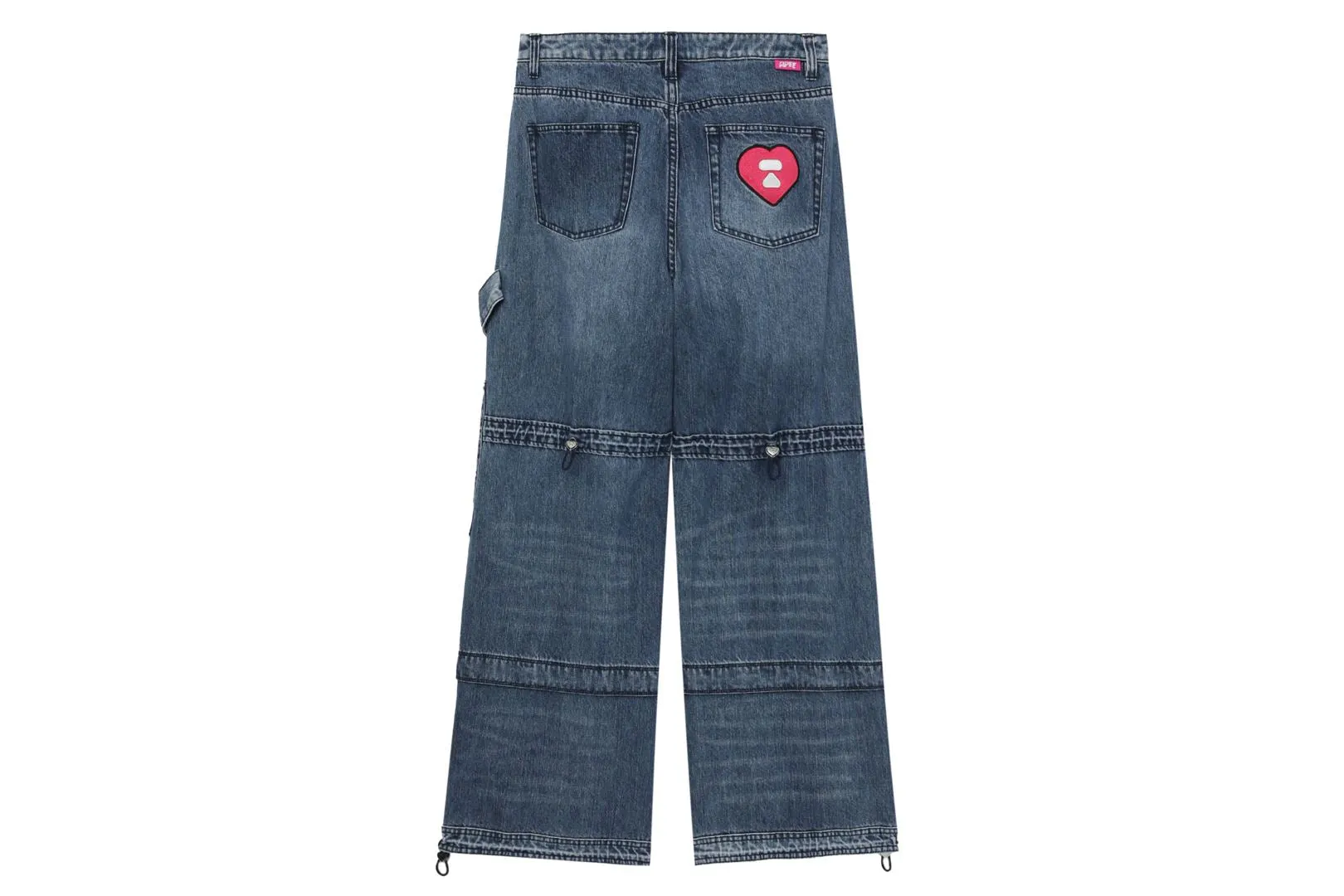 LIGHTWEIGHT DRAWSTRING FASTENING CARGO JEANS sold by Bape product image thumbnail 2