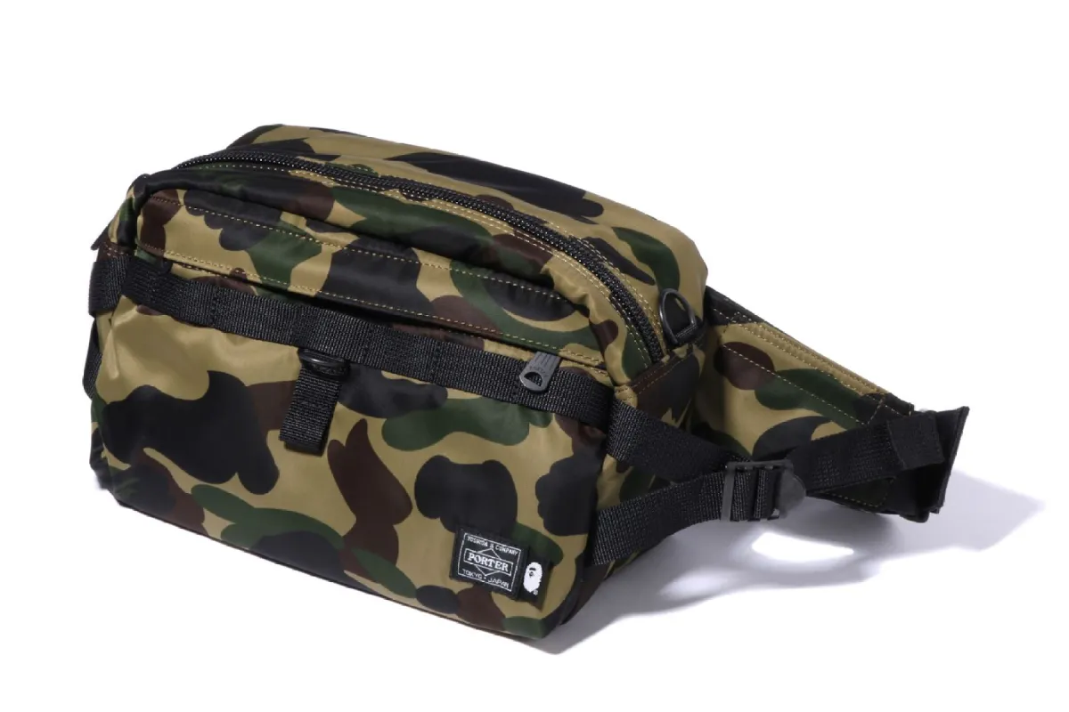 【 BAPE X PORTER 】1ST CAMO WAIST BAG sold by Bape