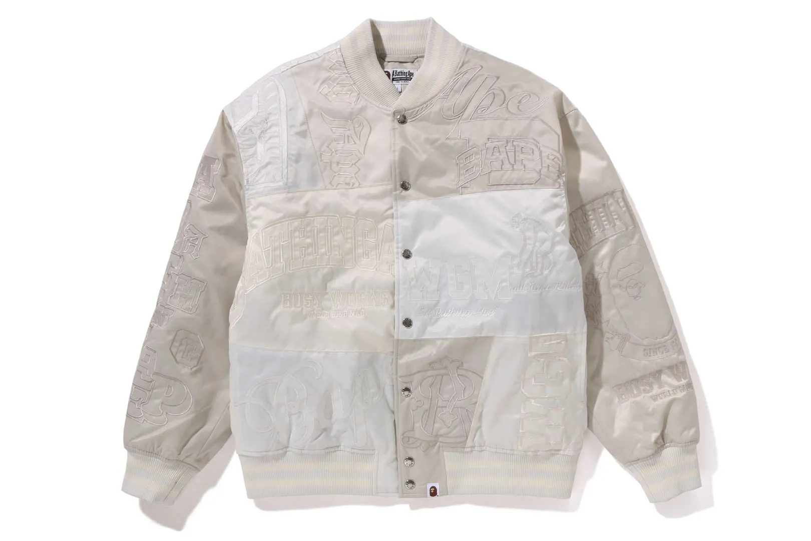PATCHWORK VARSITY JACKET sold by Bape product image thumbnail 5