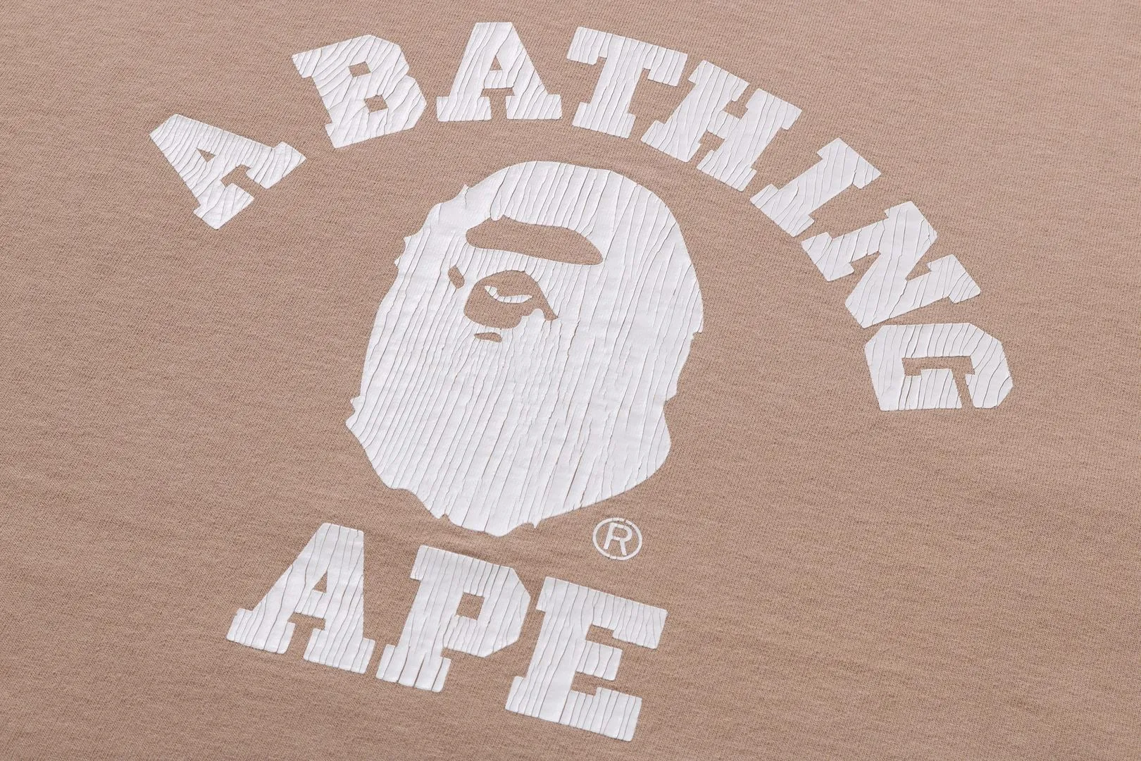COLLEGE PIGMENT DYE L/S TEE sold by Bape product image thumbnail 4