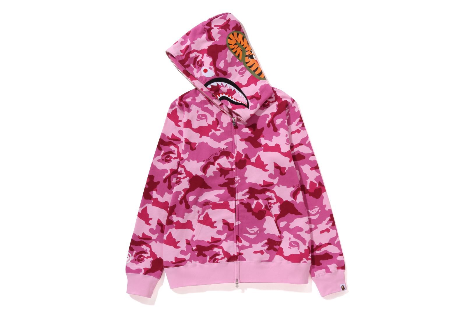 WOODLAND CAMO SHARK FULL ZIP HOODIE sold by Bape product image thumbnail 2