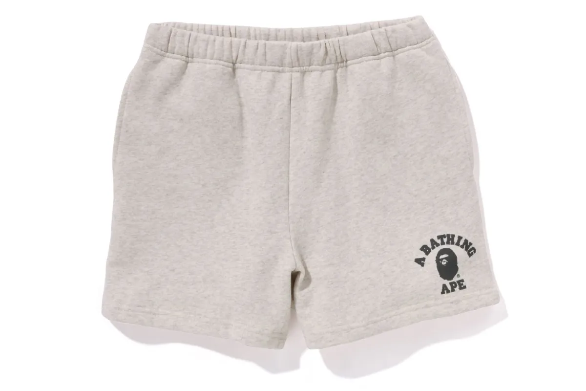 COLLEGE SWEAT SHORTS sold by Bape