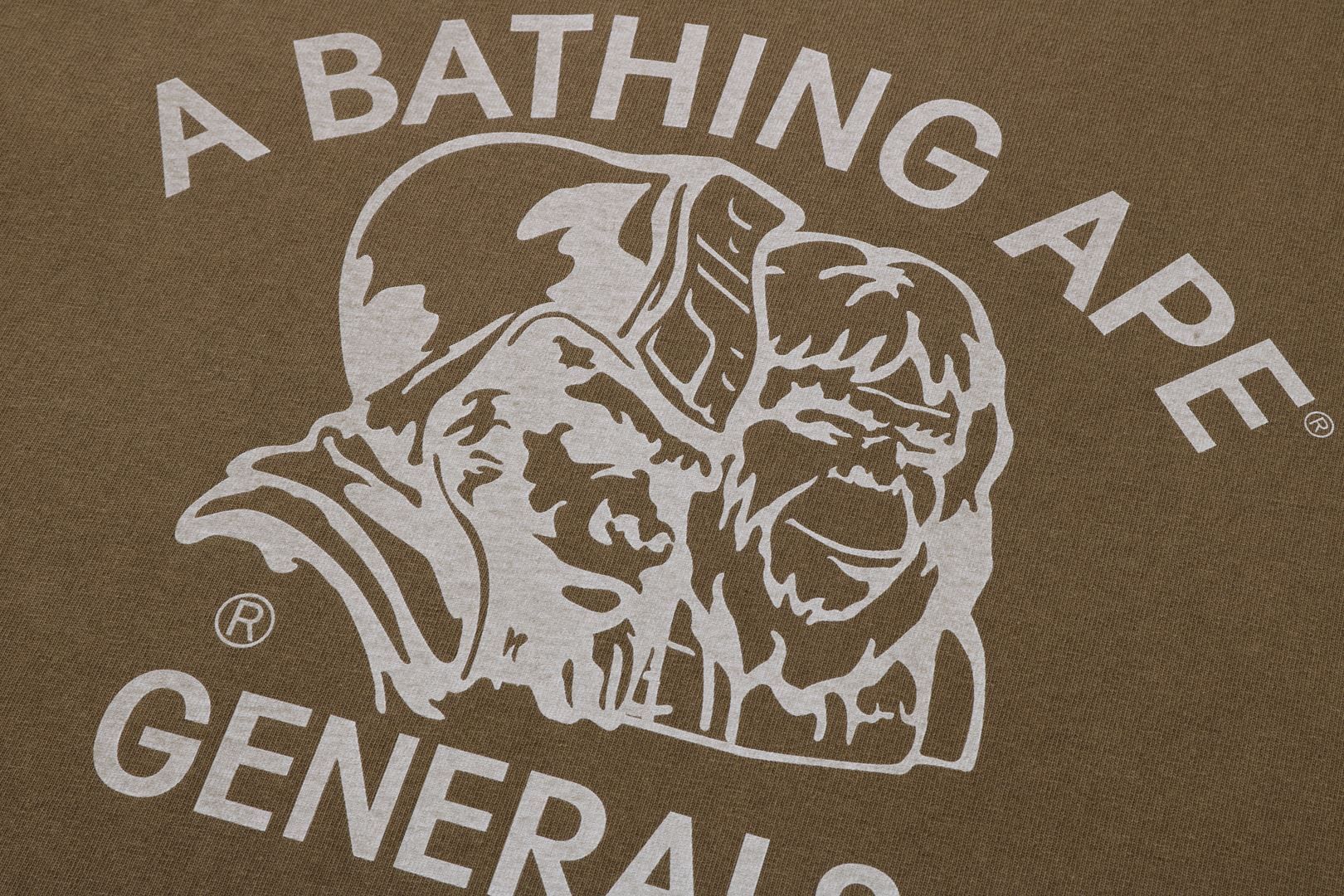 PIGMENT DYED GENERAL BAPE RELAXED FIT TEE sold by Bape product image thumbnail 2