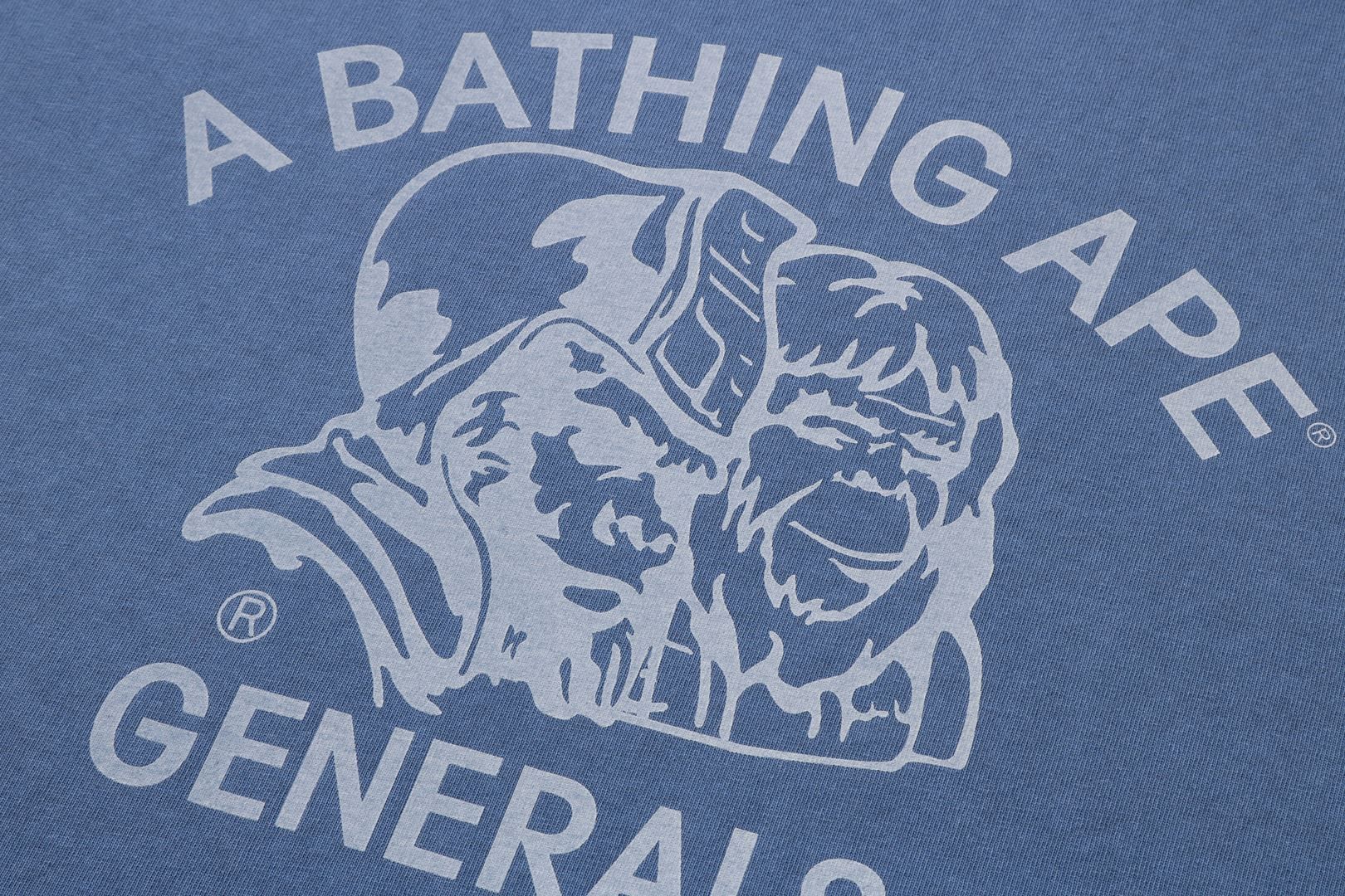 PIGMENT DYED GENERAL BAPE RELAXED FIT TEE sold by Bape product image thumbnail 6