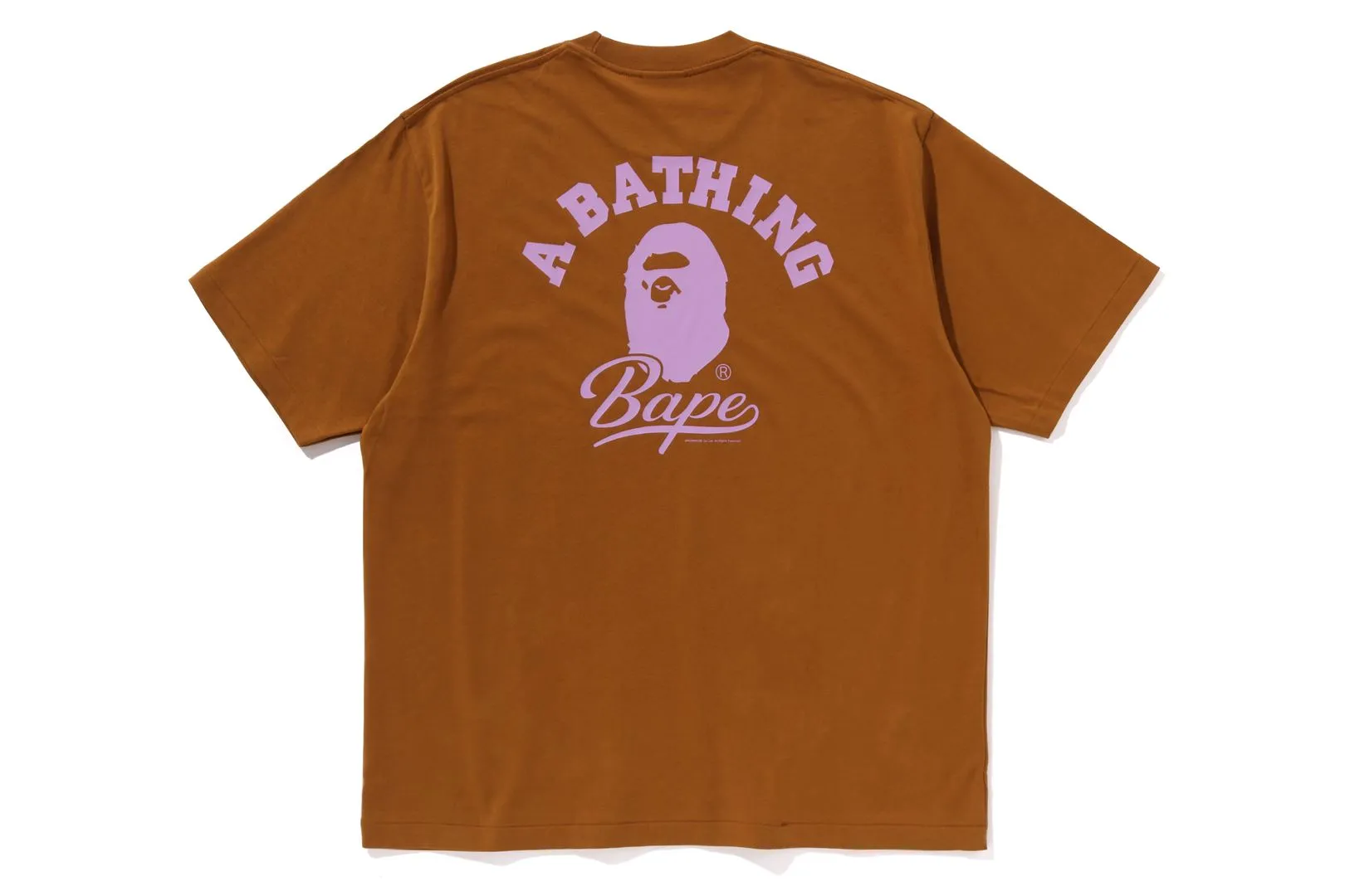 CURSIVE COLLEGE LOGO RELAXED FIT TEE sold by Bape product image thumbnail 2