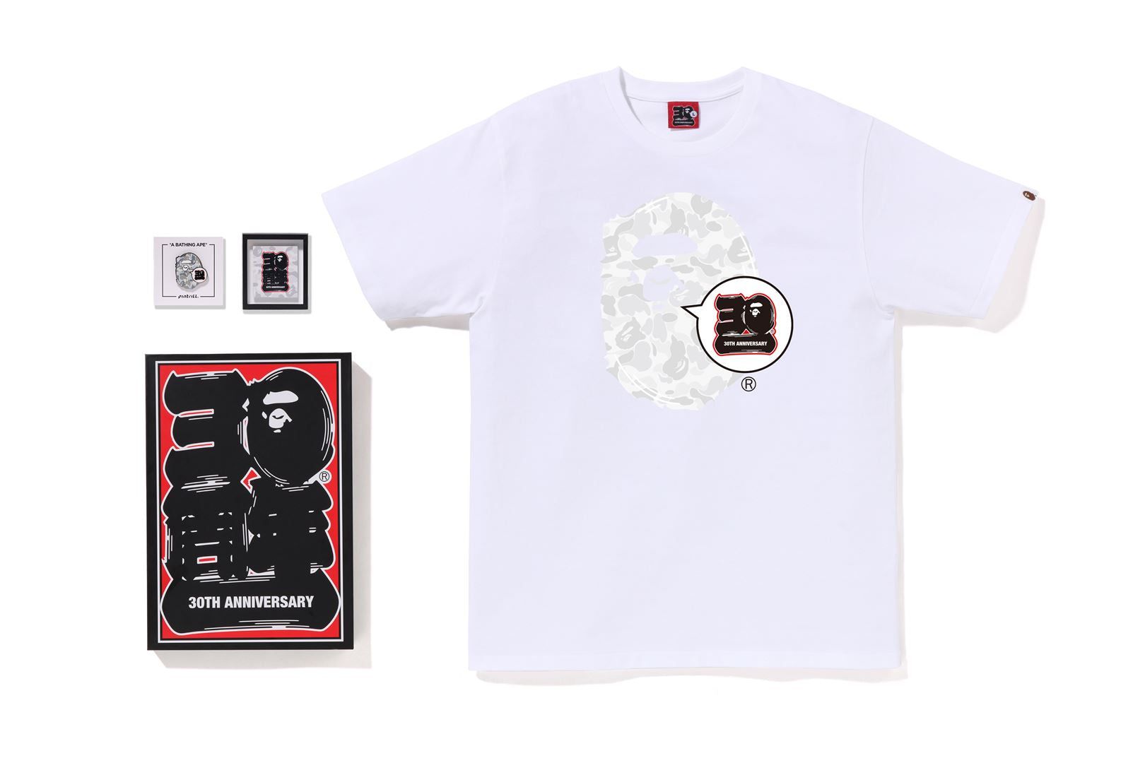BAPE STORE HARAJUKU BAPE 30TH ANNIV. APE HEAD TEE SET sold by Bape product image thumbnail 4