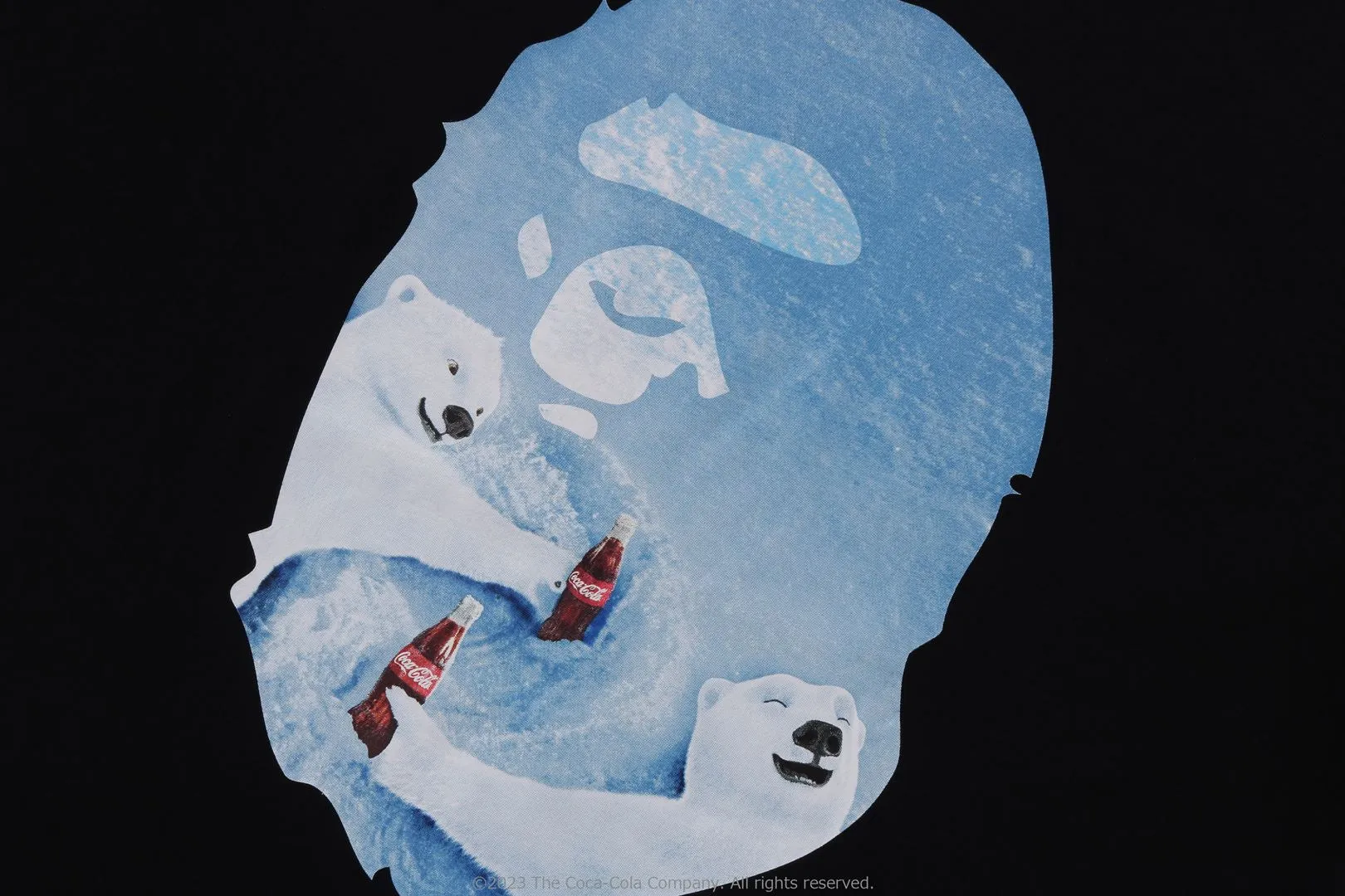【 BAPE X Coca-Cola 】PHOTO APE HEAD TEE sold by Bape product image thumbnail 3