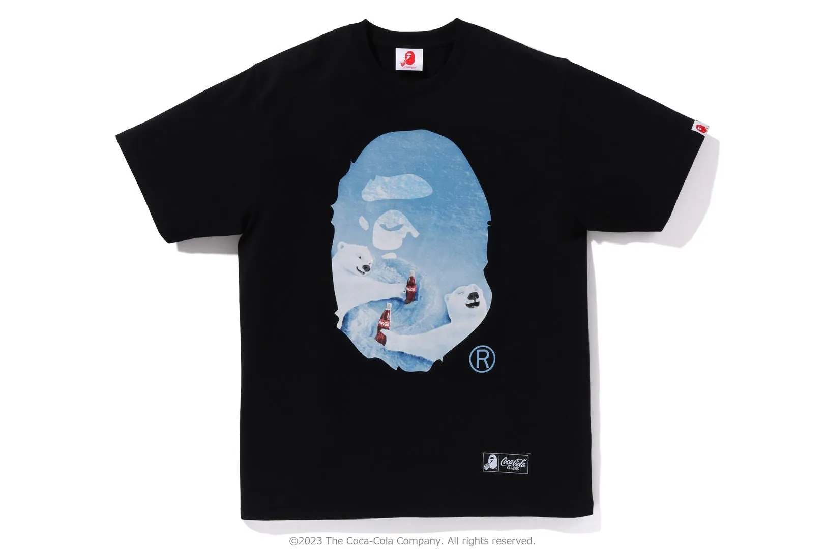 【 BAPE X Coca-Cola 】PHOTO APE HEAD TEE sold by Bape