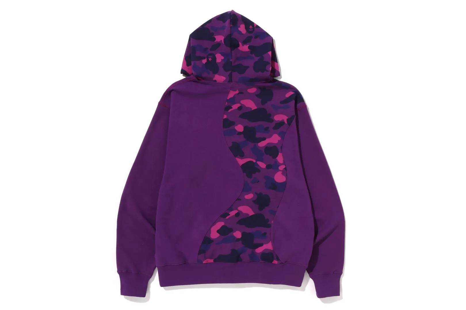COLOR CAMO COLLEGE CUTTING RELAXED FIT HOODIE sold by Bape product image thumbnail 5