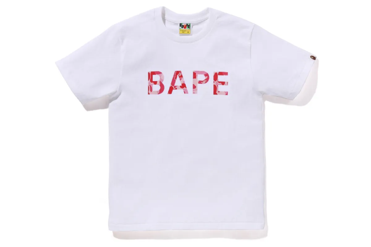 ABC CAMO GLITTER BAPE TEE sold by Bape