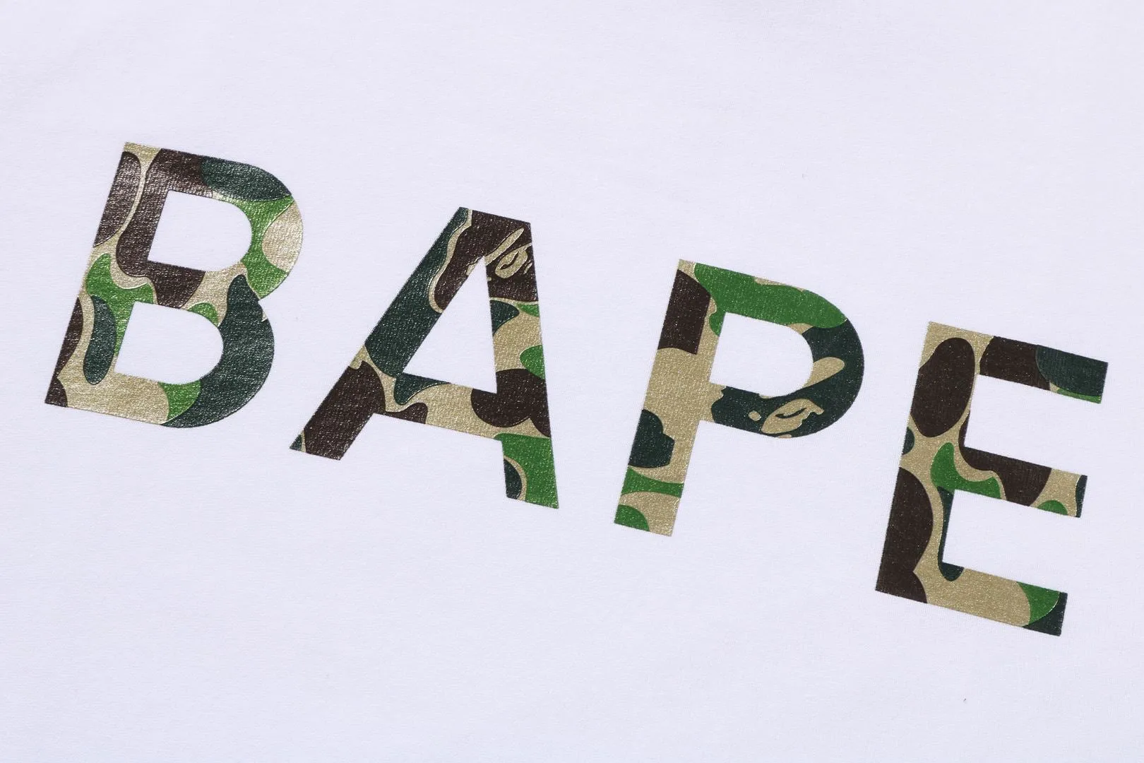 ABC CAMO GLITTER BAPE TEE sold by Bape product image thumbnail 4