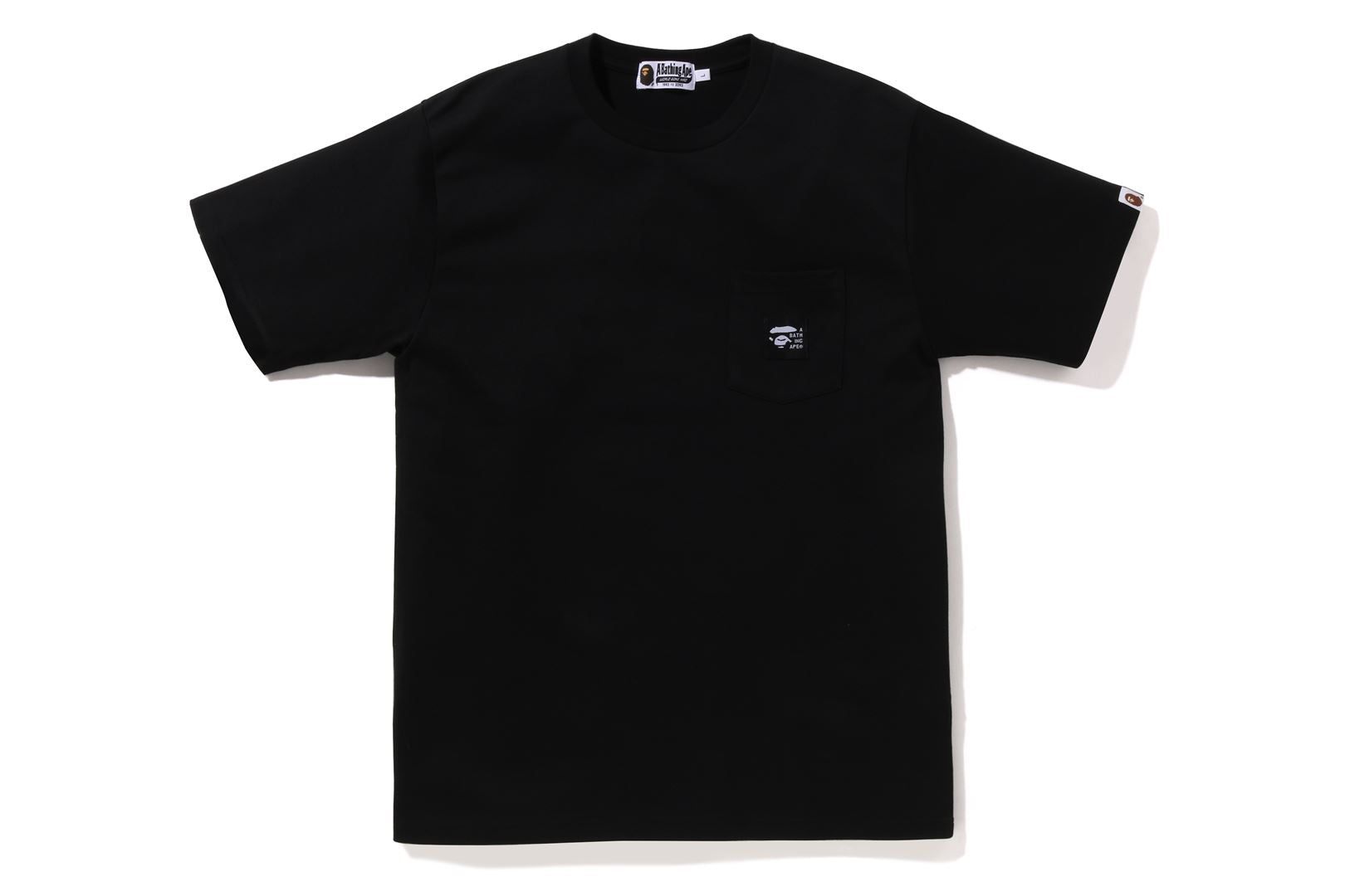 A BATHING APE LABEL POCKET TEE sold by Bape