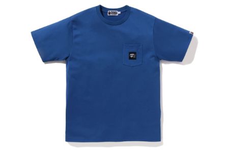 A BATHING APE LABEL POCKET TEE sold by Bape