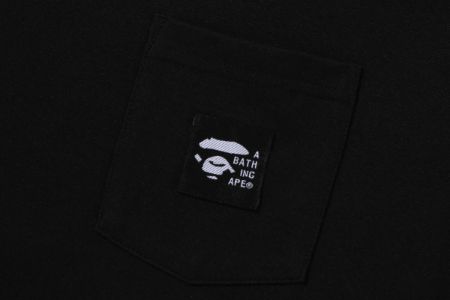 A BATHING APE LABEL POCKET TEE sold by Bape
