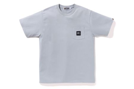 A BATHING APE LABEL POCKET TEE sold by Bape