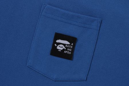 A BATHING APE LABEL POCKET TEE sold by Bape