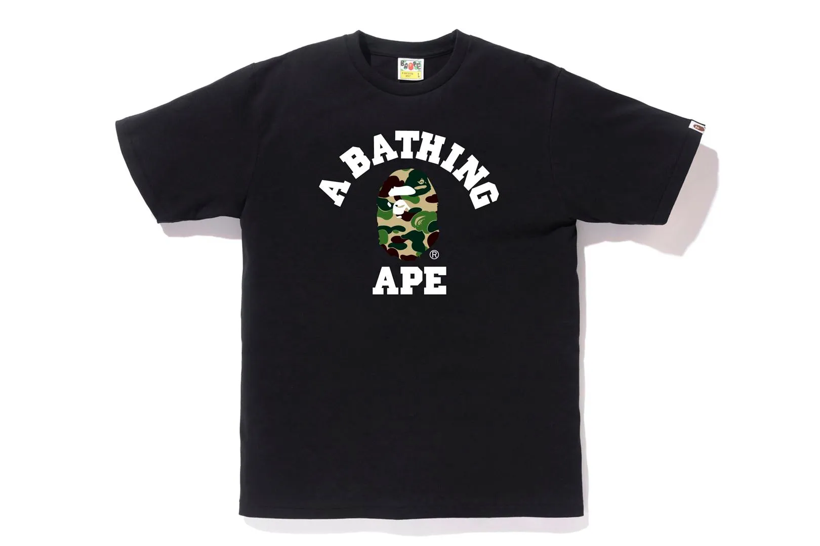 ABC CAMO COLLEGE TEE sold by Bape
