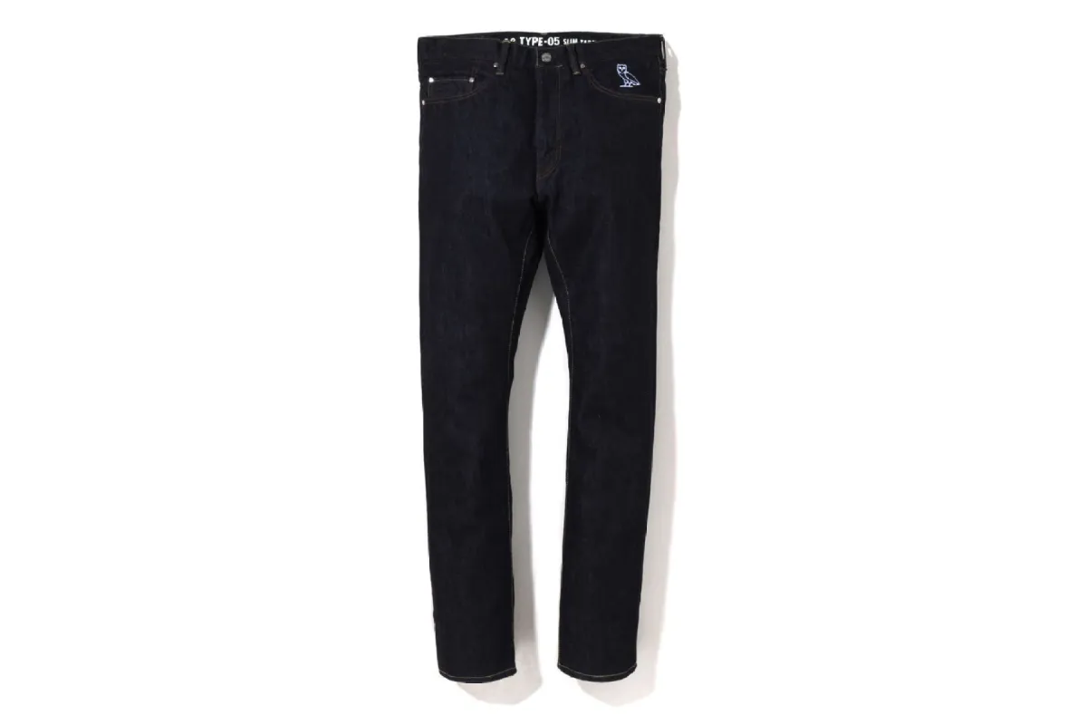 【 BAPE X OVO 】2008 TYPE-05 DENIM PANTS sold by Bape
