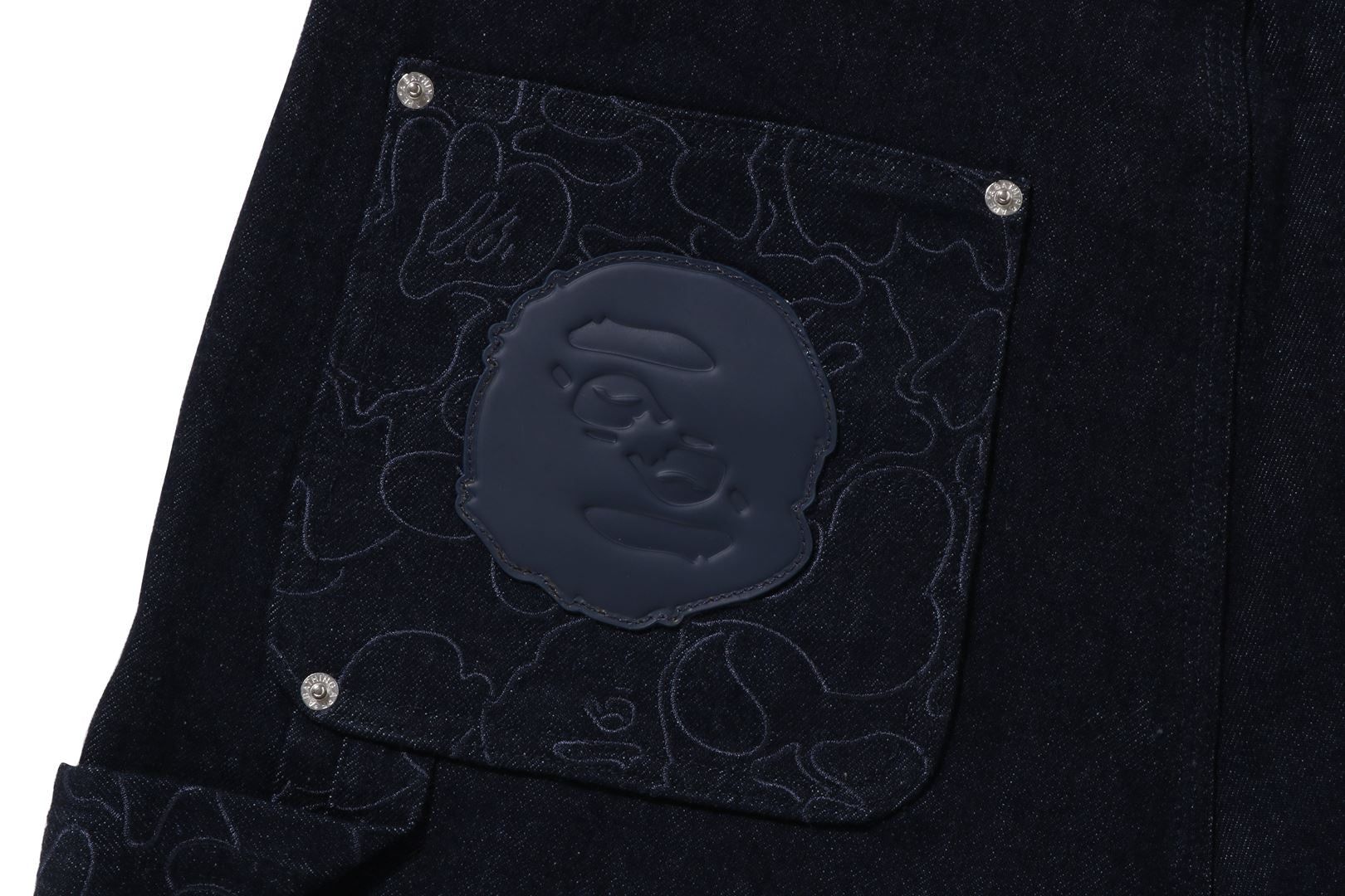 LINE CAMO PATCH DENIM DOUBLE KNEE WORK PANTS sold by Bape product image thumbnail 3