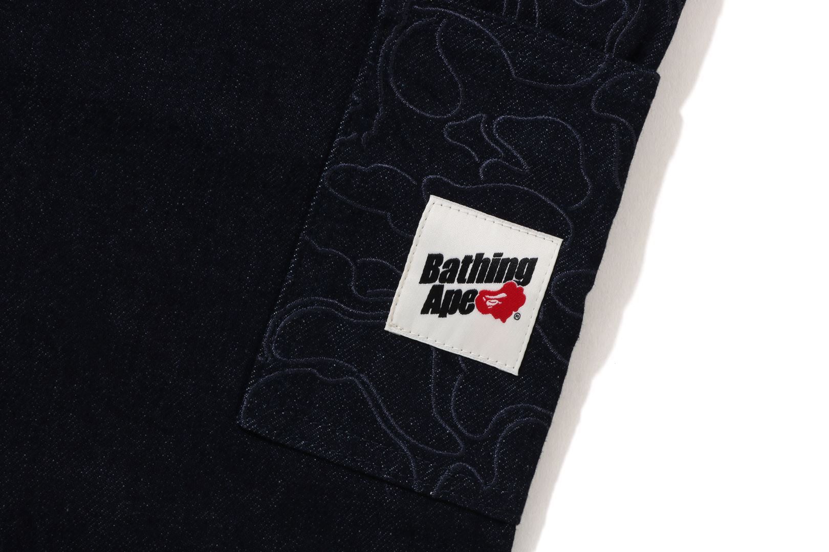 LINE CAMO PATCH DENIM DOUBLE KNEE WORK PANTS sold by Bape product image thumbnail 4