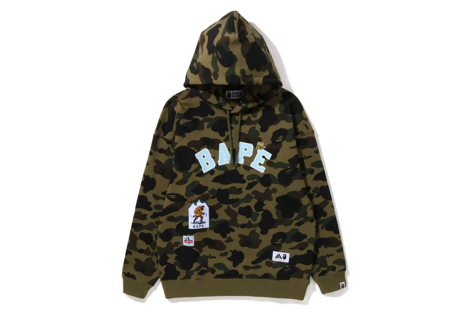 MULTI LABEL 1ST CAMO OVERSIZED HOODIE sold by Bape product image thumbnail 5