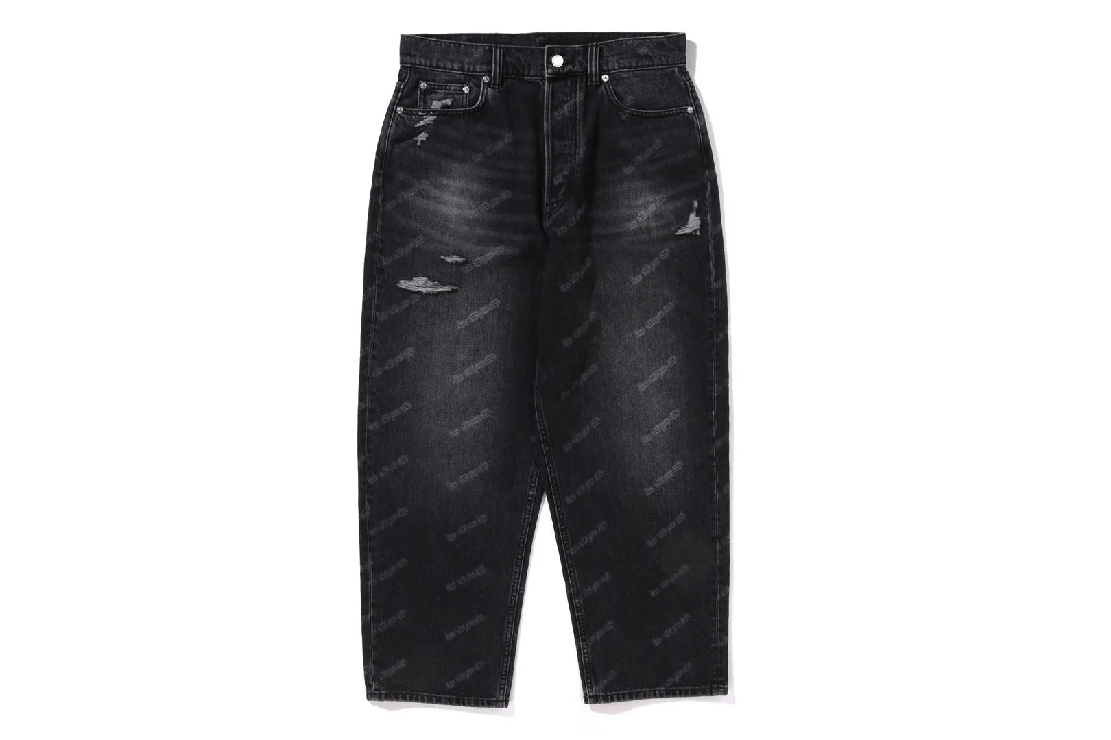 BAPE HEXAGRAM LASER DESTROY DENIM PANTS sold by Bape product image thumbnail 5