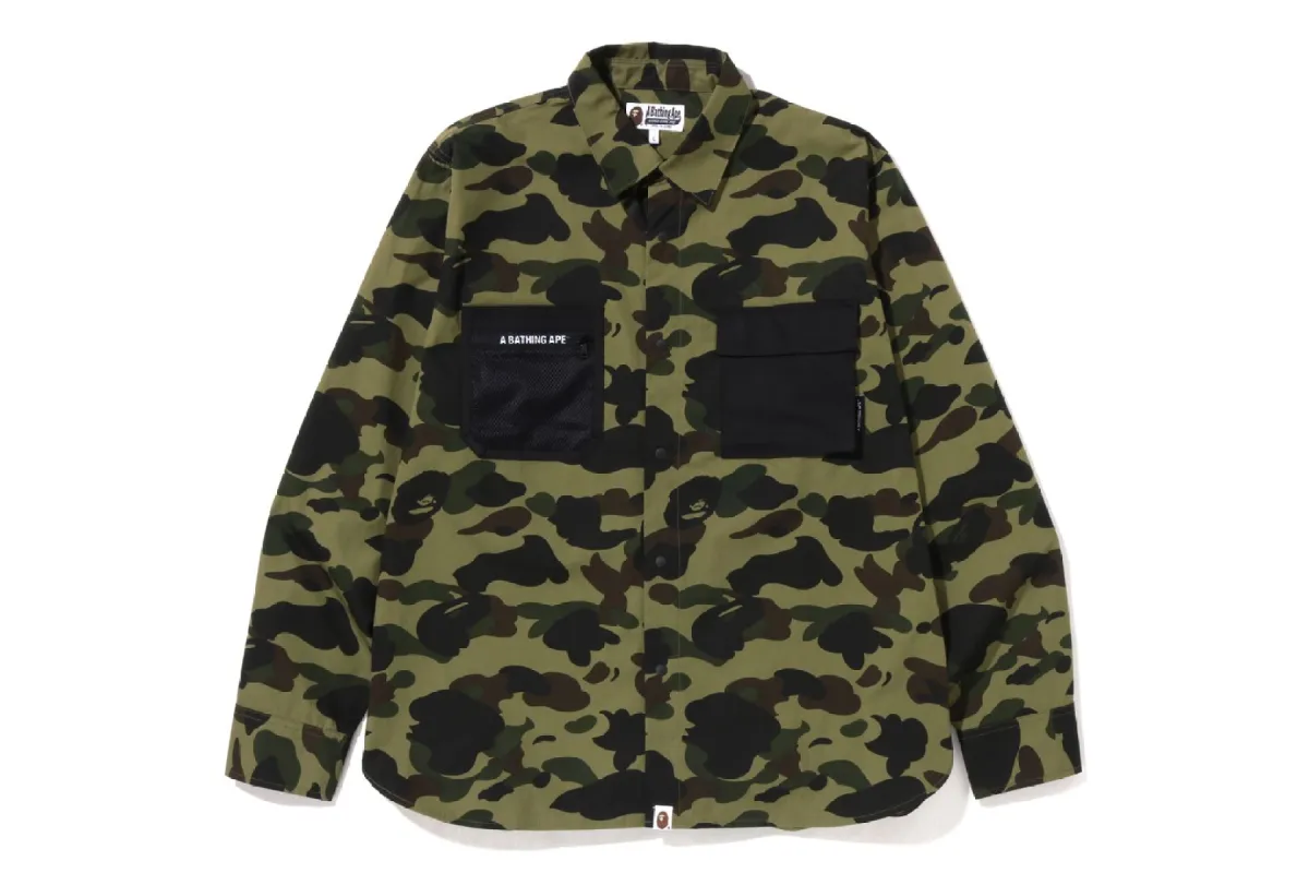 1ST CAMO OUTDOOR DETAIL POCKET RELAXED FIT SHIRT made by Bape
