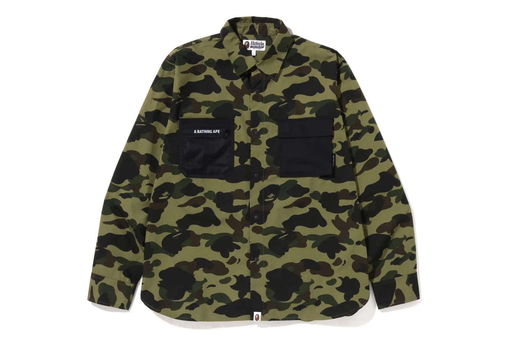 1ST CAMO OUTDOOR DETAIL POCKET RELAXED FIT SHIRT sold by Bape
