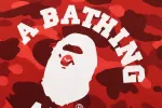 COLOR CAMO COLLEGE TEE sold by Bape