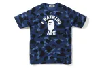 COLOR CAMO COLLEGE TEE sold by Bape