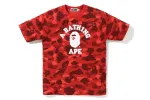 COLOR CAMO COLLEGE TEE sold by Bape