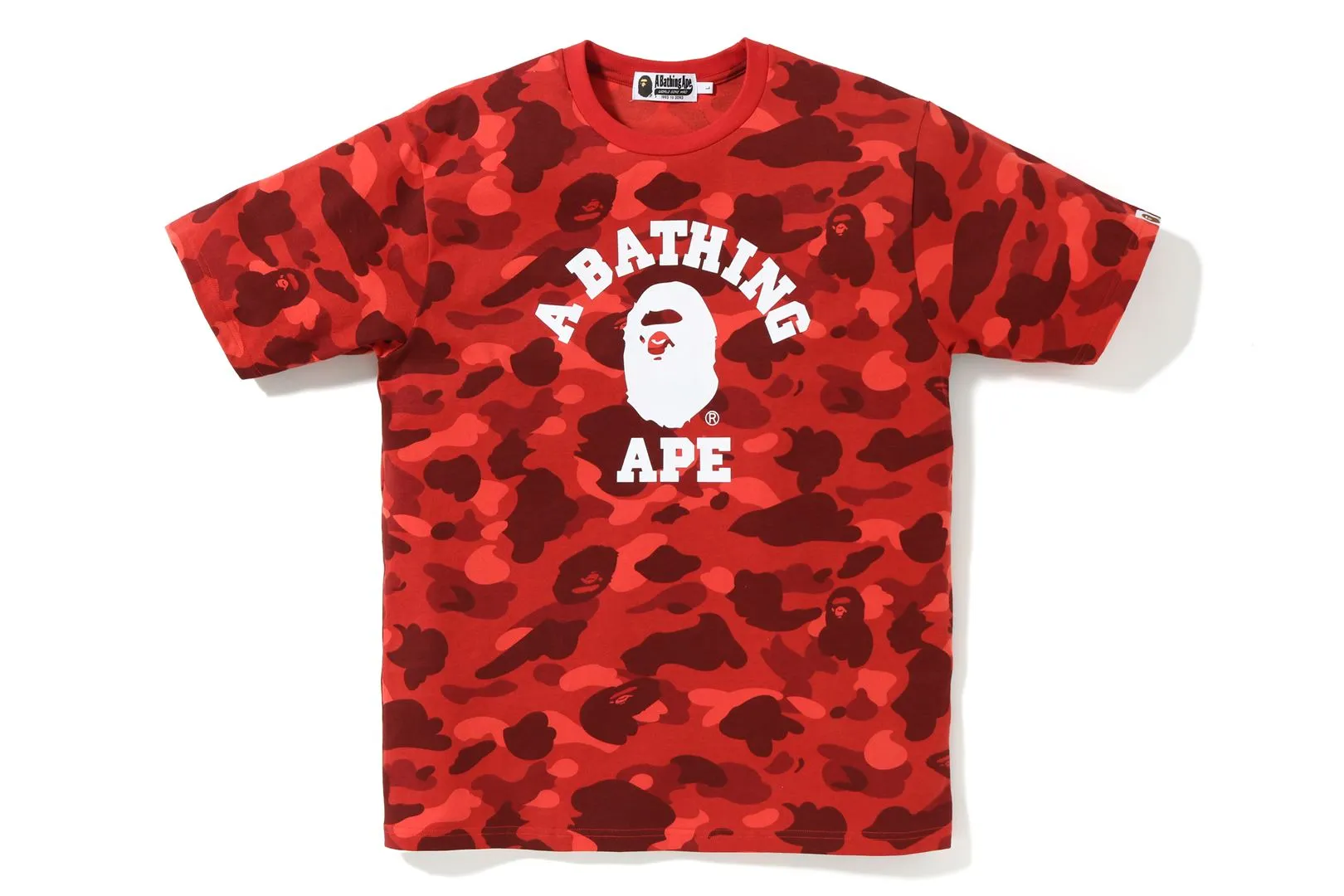 COLOR CAMO COLLEGE TEE sold by Bape product image thumbnail 3