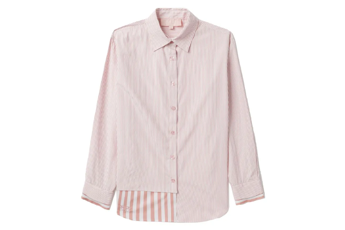 BAPY PINK STRIPES SHIRT sold by Bape