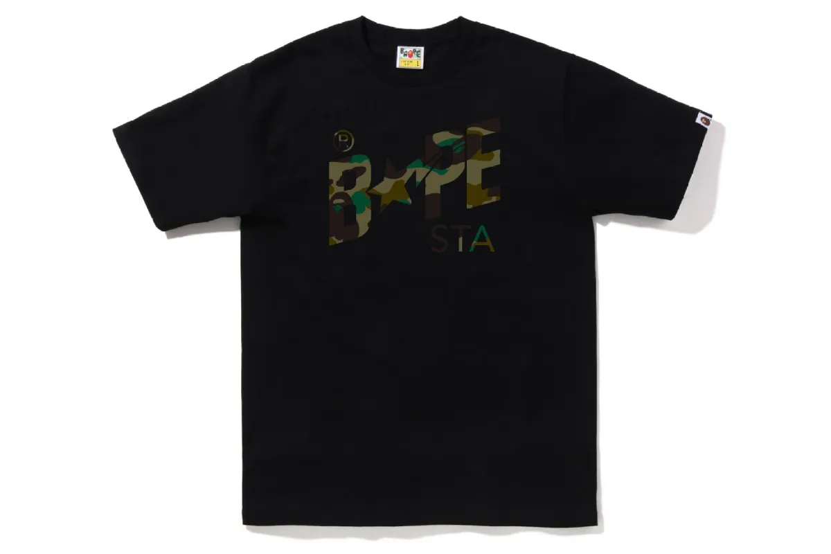 1ST CAMO BAPE STA LOGO TEE sold by Bape