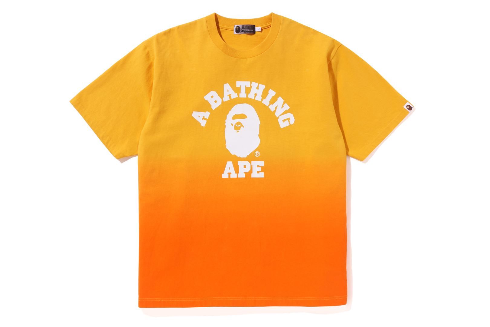 COLLEGE GRADATION RELAXED FIT TEE sold by Bape product image thumbnail 5