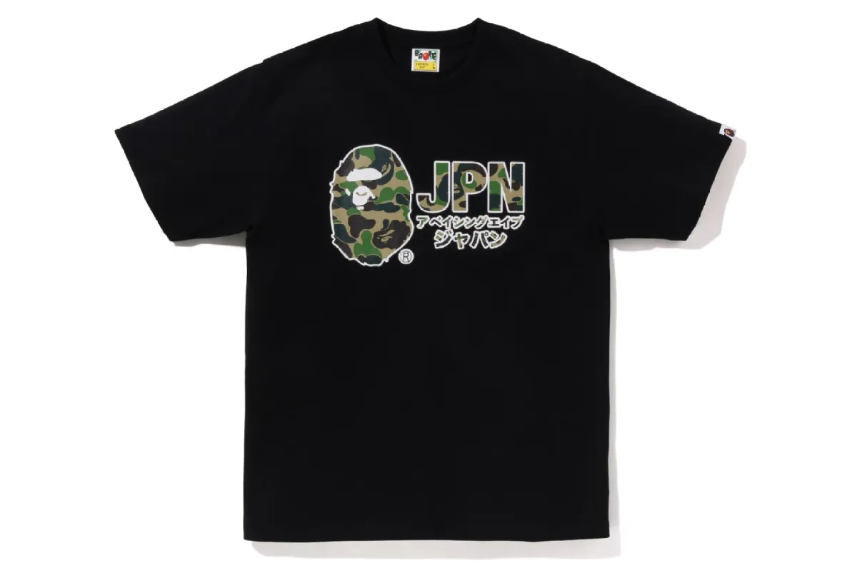 ABC CAMO JPN KATAKANA TEE sold by Bape