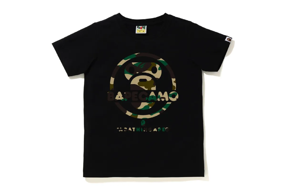 1ST CAMO MILO FACE BAPE CAMO TEE sold by Bape