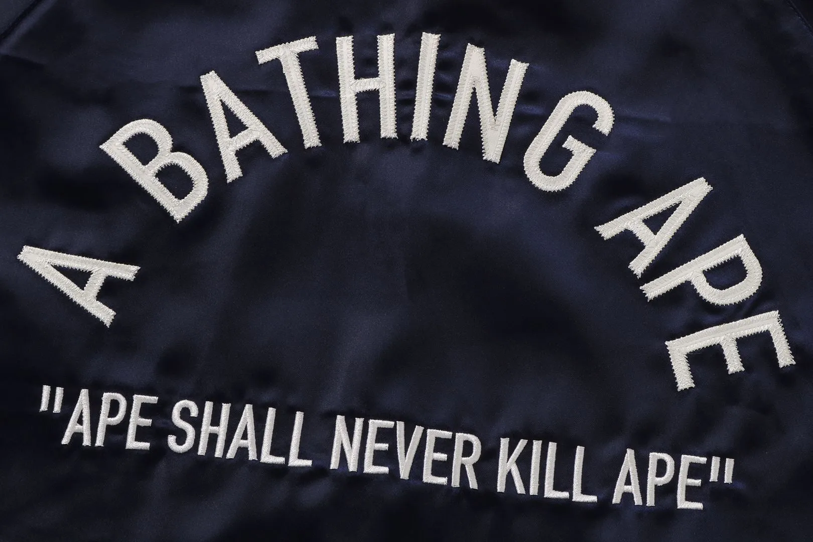 A BATHING APE NYLON VARSITY JACKET sold by Bape product image thumbnail 4